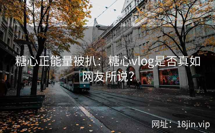 糖心正能量被扒：糖心vlog是否真如网友所说？