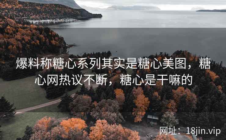 爆料称糖心系列其实是糖心美图，糖心网热议不断，糖心是干嘛的